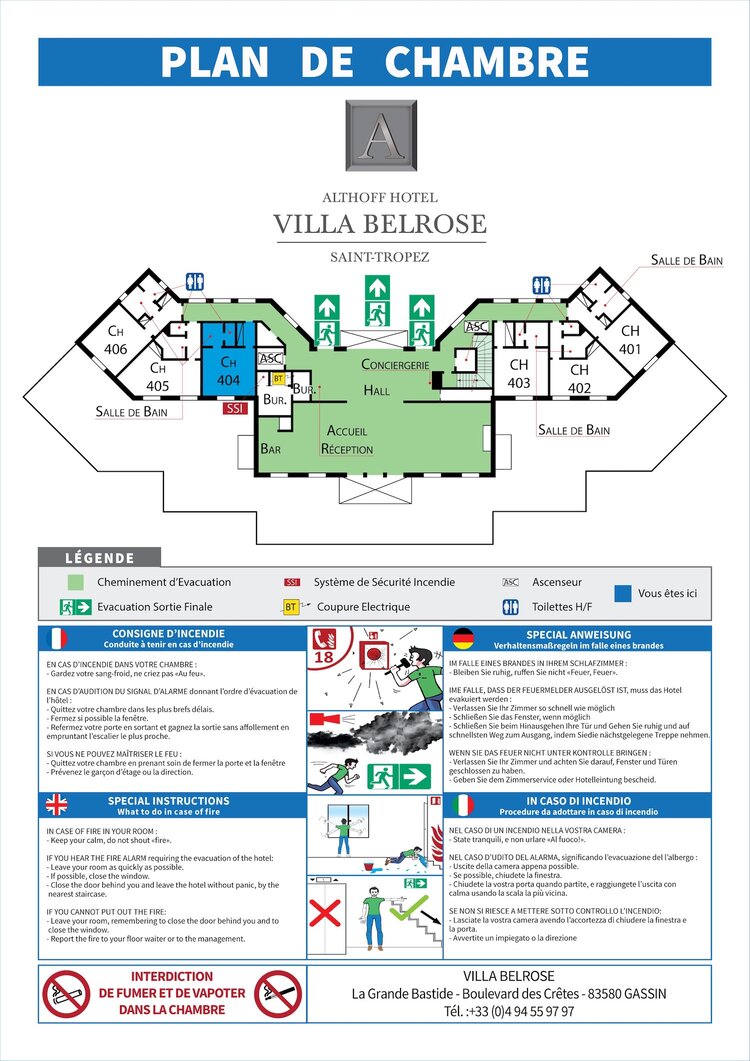 plan de chambre obligatoire