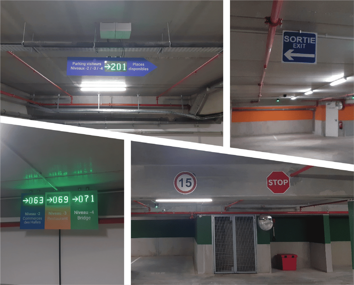 signalétique de parking sur mesure