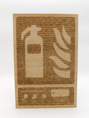 Panneau Classe de feux ABC - 100 x 150 mm