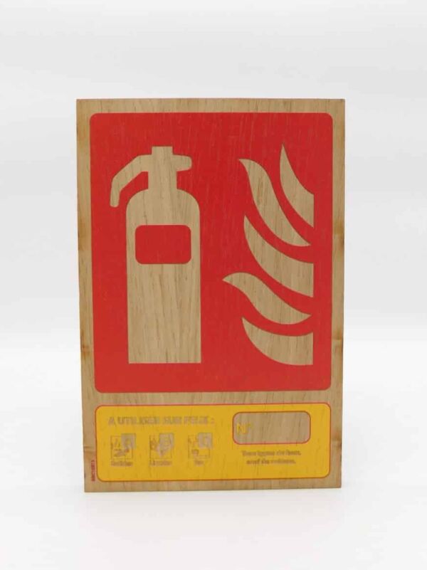 Panneau Classe de feux ABC - 100 x 150 mm