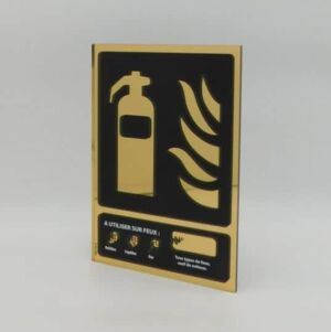 Panneau Classe de feux AB - 100 x 150 mm