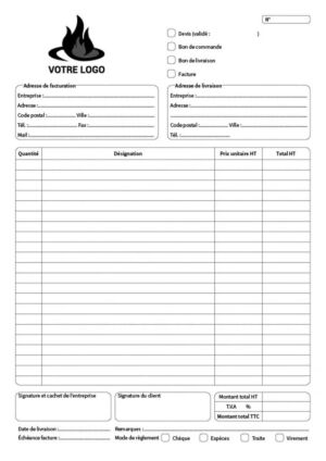 Carnet autocopiant Personnalisé
