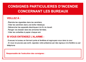 Consigne bureau - Format A4