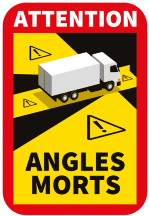 ETIQUETTE ANGLES MORTS CAMIONS