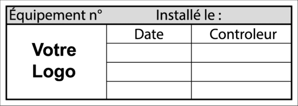 Étiquette Maintenance BAES PERSONNALISABLE
