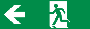 Étiquette Bloc de secours - Lot de 100 ex.