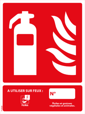 Panneaux Classe de Feux F - 150 X 200 mm