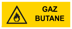 Panneau Gaz Butane - 200 x 80 mm