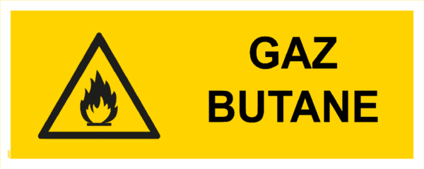 Panneau Gaz Butane - 200 x 80 mm