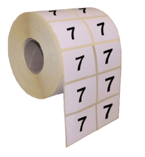 Numérotation 7 - Rouleau