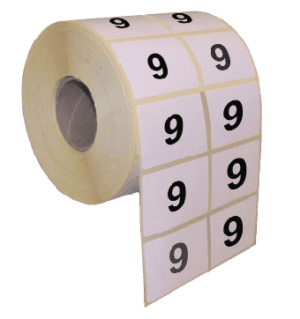 Numérotation 9 - Rouleau