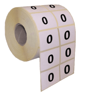 Numérotation 0 - Rouleau