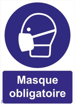 Panneau Masque obligatoires - A4
