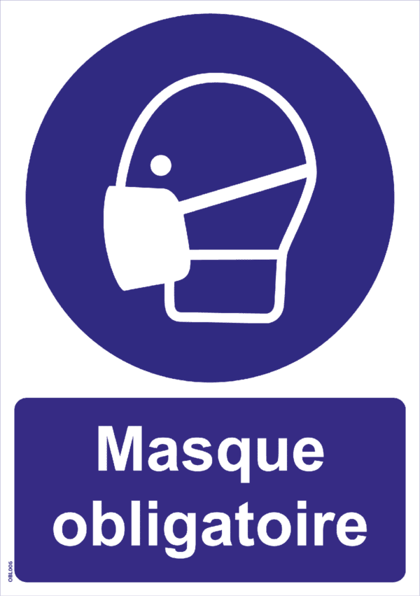 Panneau Masque obligatoires - A4