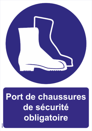 Panneau Port de chaussures de sécurité obligatoire - A5