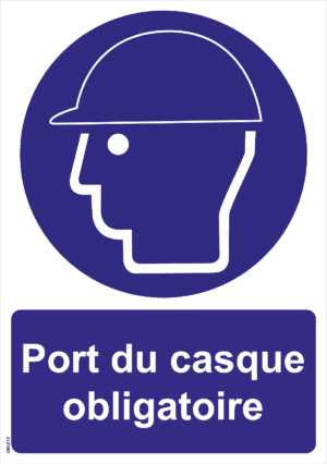 Panneau Protection obligatoire de la tête - A4