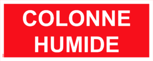 Panneau Colonne Humide - 200 x 80 mm