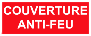 Panneau Couverture Anti-feu - 200 x 80 mm
