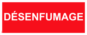 Panneau Désenfumage - 200 x 80 mm