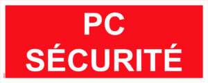 Panneau PC SECURITE - 200 x 80 mm