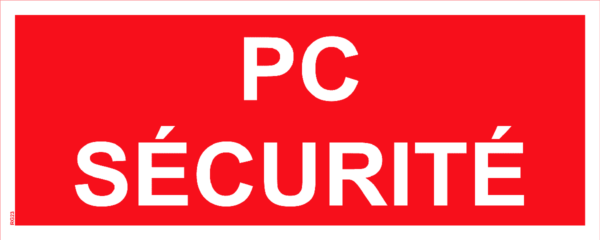 Panneau PC SECURITE - 200 x 80 mm