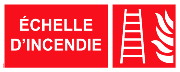 Panneau Echelle d'incendie - 200 x 80 mm