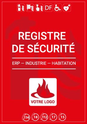 Registre de sécurité personnalisé A4