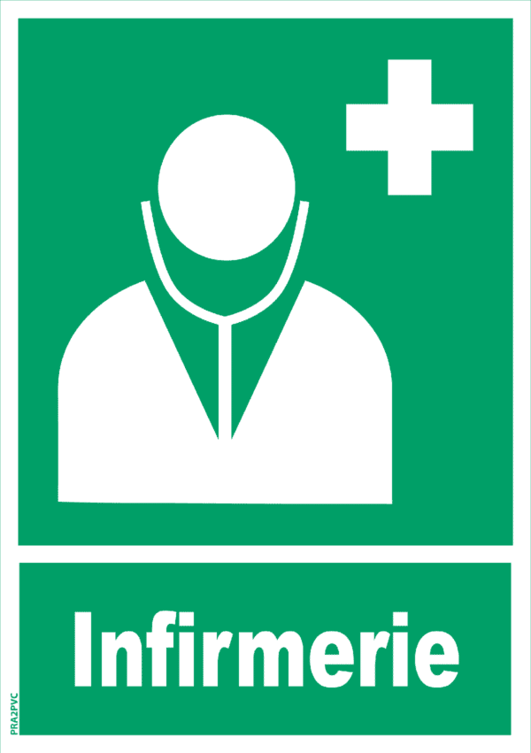 Panneau Infirmerie + Picto - A5