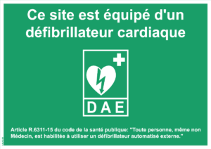 Panneau défibrillateur - A5