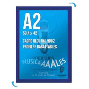 Cadre Clic-Clac - A2 - Bleu