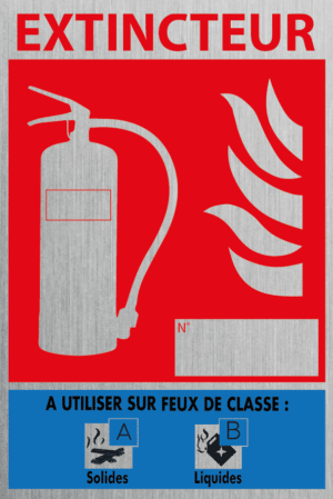 Panneau Dibond Alu Brossé Classe de Feux AB - 100 x 150 mm