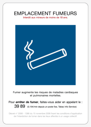 Emplacement fumeurs - A5