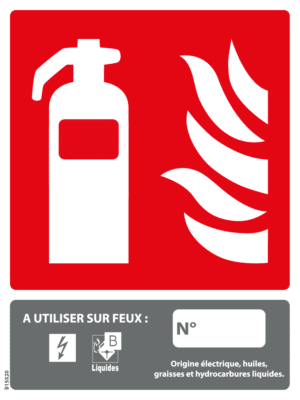 Panneau Classe de Feux B - 150X200 mm