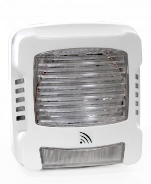 Avertisseur sonore et flash lumineux radio répétiteur