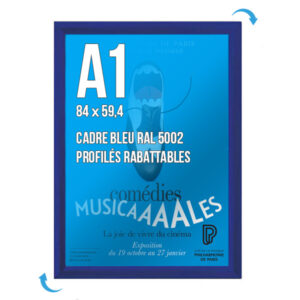 Cadre Clic-Clac - A1 - Bleu