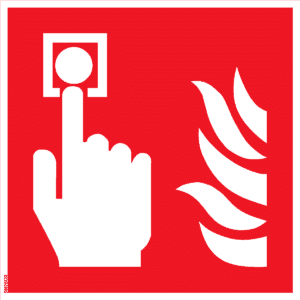 Panneau Alarme Incendie 300 X 300 mm