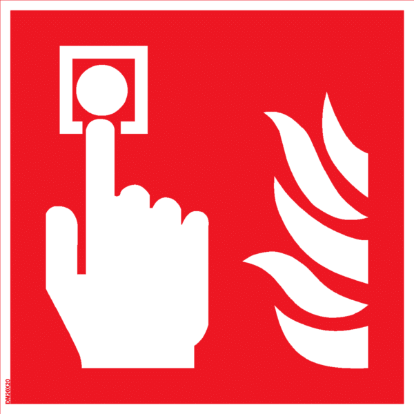 Panneau Alarme Incendie 300 X 300 mm