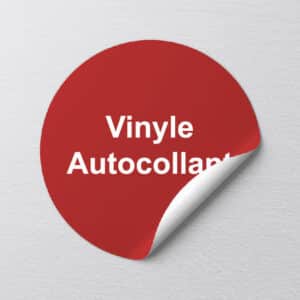 Etiquette vinyle Personnalisée