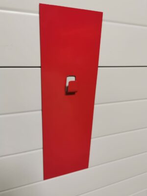 Support plaque magnétique pour extincteur