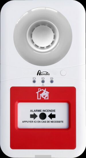 Alarme type 4 + Flash Lumineux 2 piles AA 1.5V Alcaline