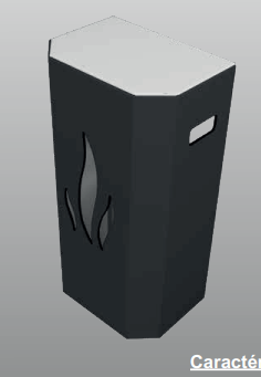 coffret design pour extincteur 6L/6Kg